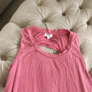 Umgee Small Pink Keyhole Back Dress